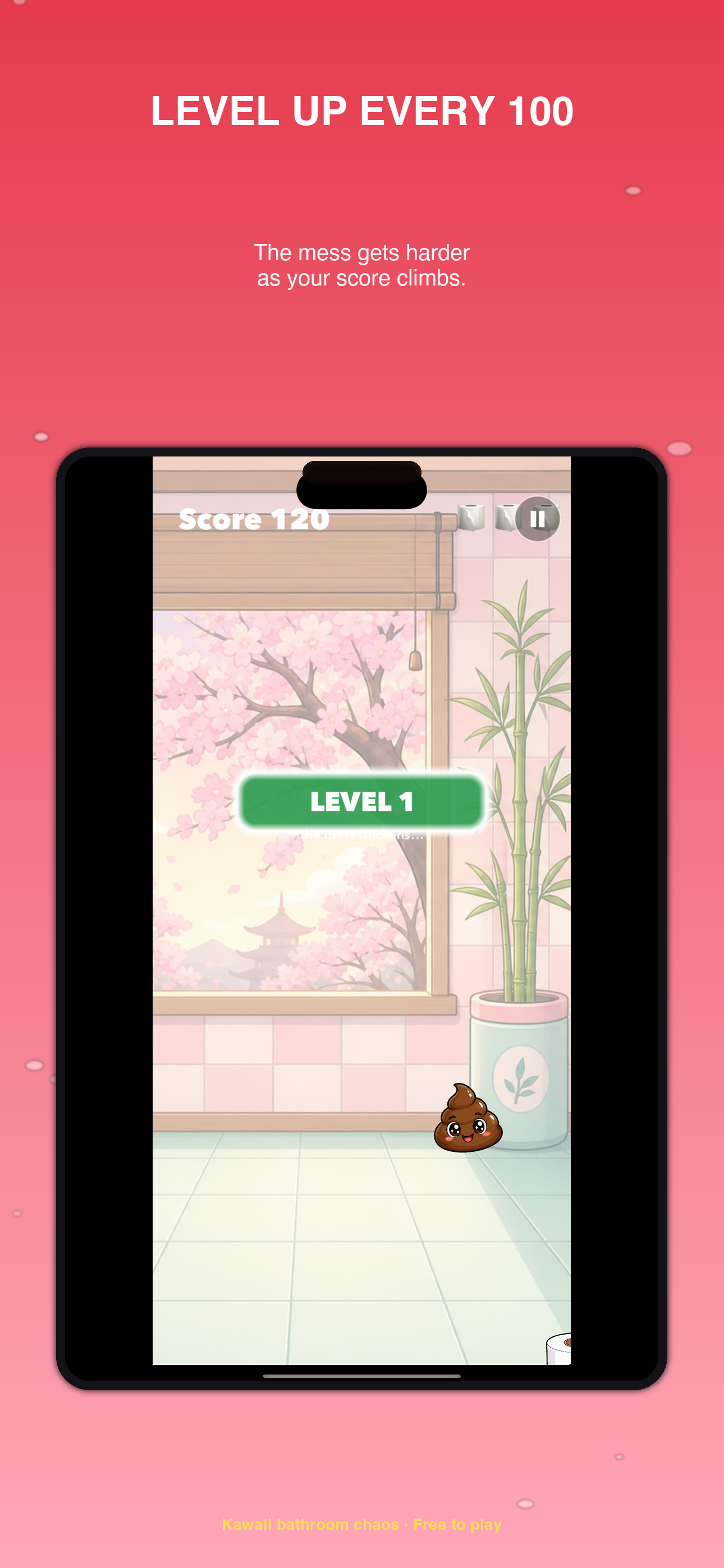 Level up banner every 100 points